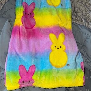 Peeps PASTEL EASTER Oversized Plush Throw Blanket